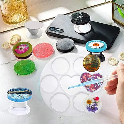 7 in 1 keychain/popsocket mold