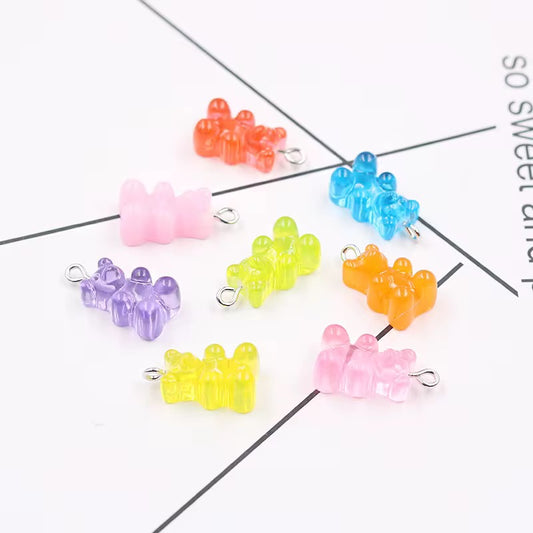 Jelly Teddy charms
