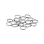 8mm Stainless Steel Split Rings — 100 Pieces