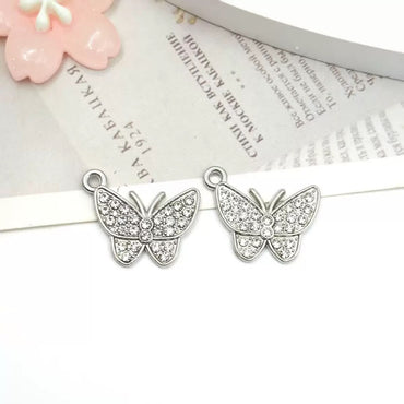 Zircon Butterfly Charm