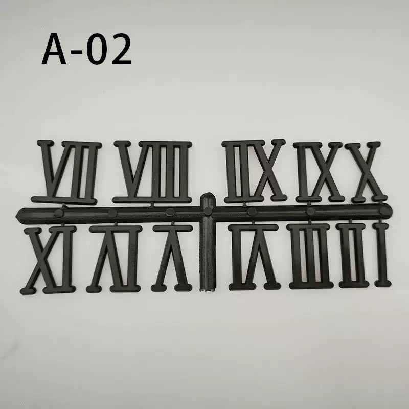 Clock Dials/ Numbers — 3cm