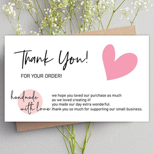 Thank You Cards — 3 Styles (25 Pieces)