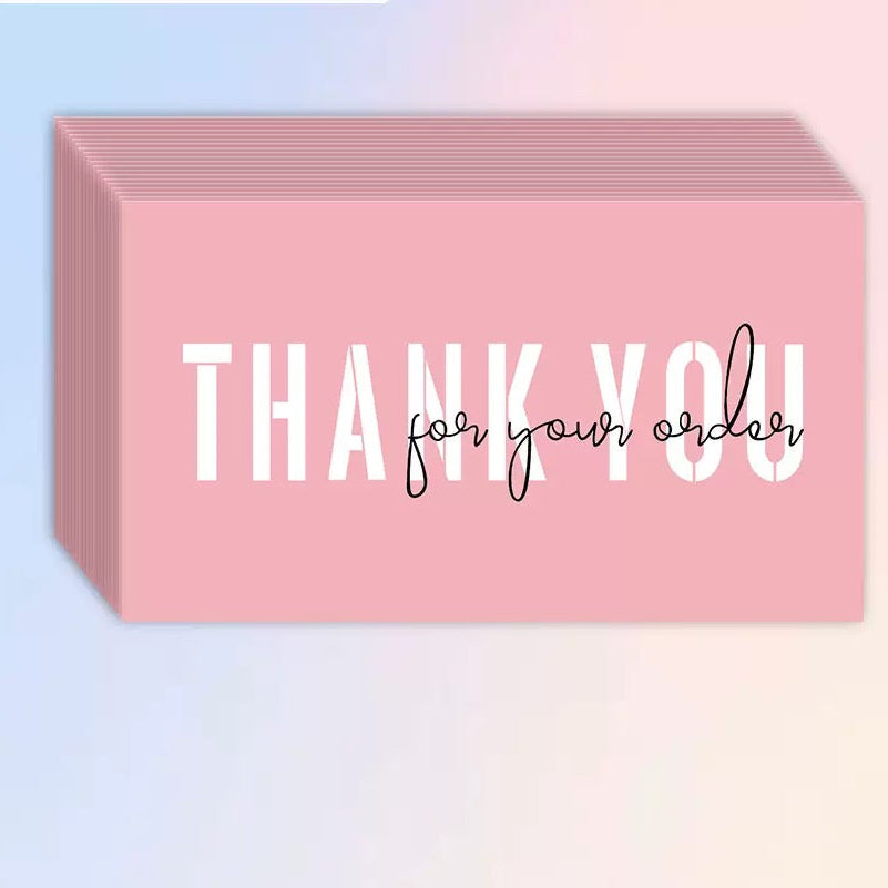 Thank You Cards — 3 Styles (25 Pieces)