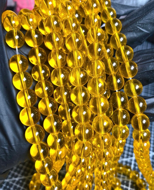 10mm Transparent Glass Beads