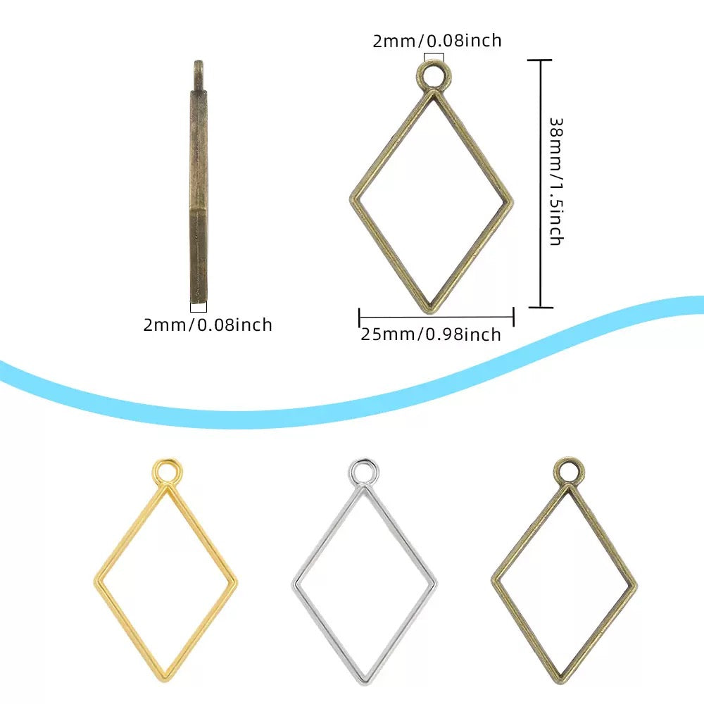 Stainless Steel Pendant Bezel