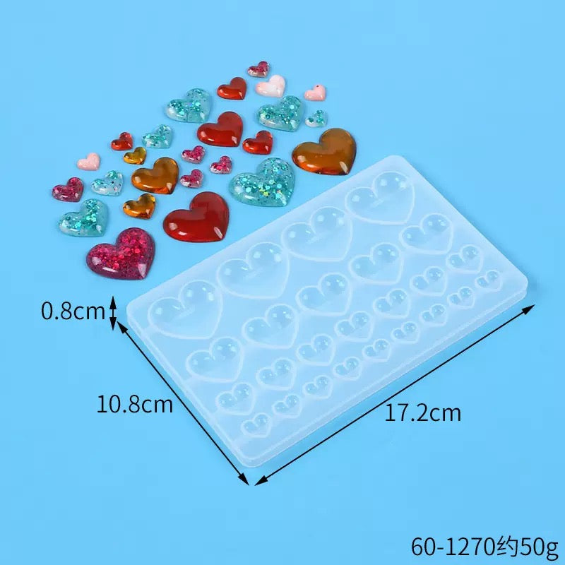 25 in 1 Heart Mold