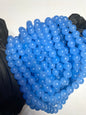 10mm Blue Glass Beads