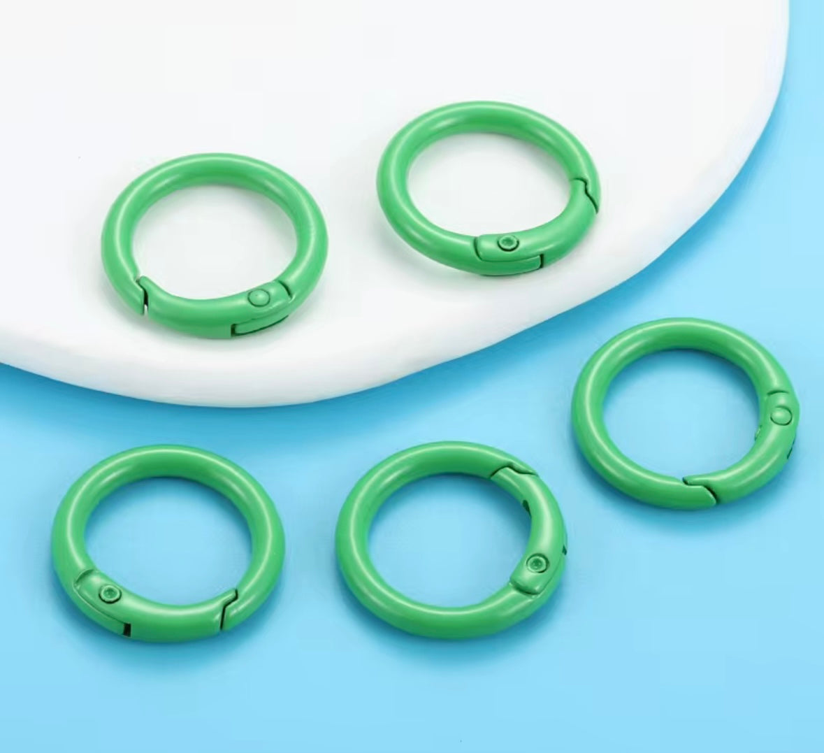 O Ring Clasps — 5 Pieces