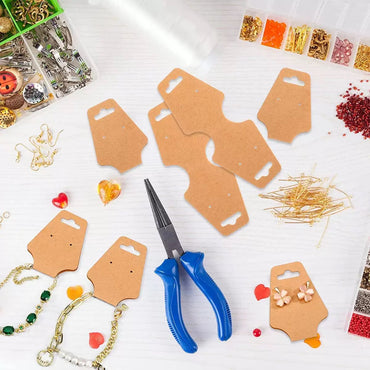 Bracelet & Necklace Packaging Cards — 25 Pieces