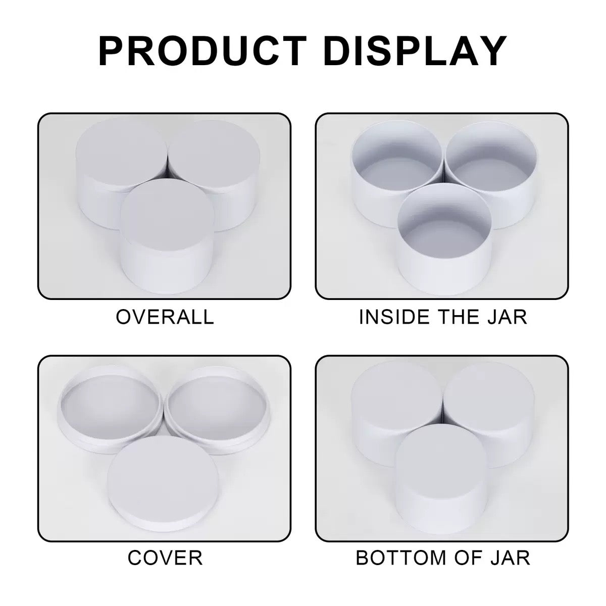 Matte Tin Candle Jar — 120ml