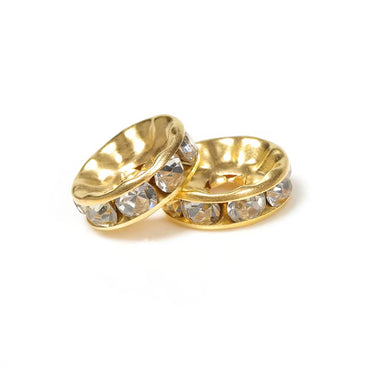 Zircon Spacer Beads — 20 Pieces