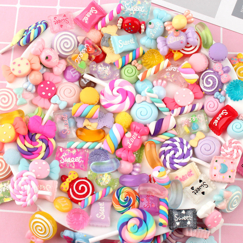 Candy junk charms (30pcs)