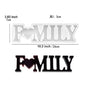 Love Family Home Decor Molds