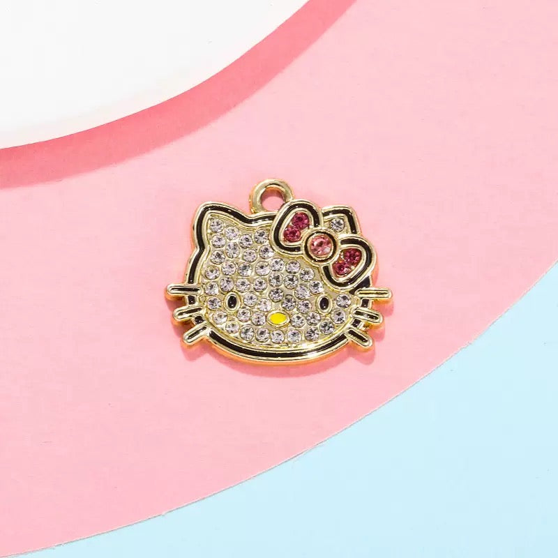 Zircon Hello Kitty Charm