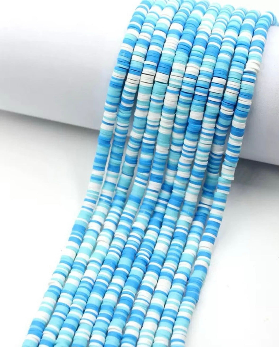 6mm Multi-tone Disc Beads — 330-350 Pieces