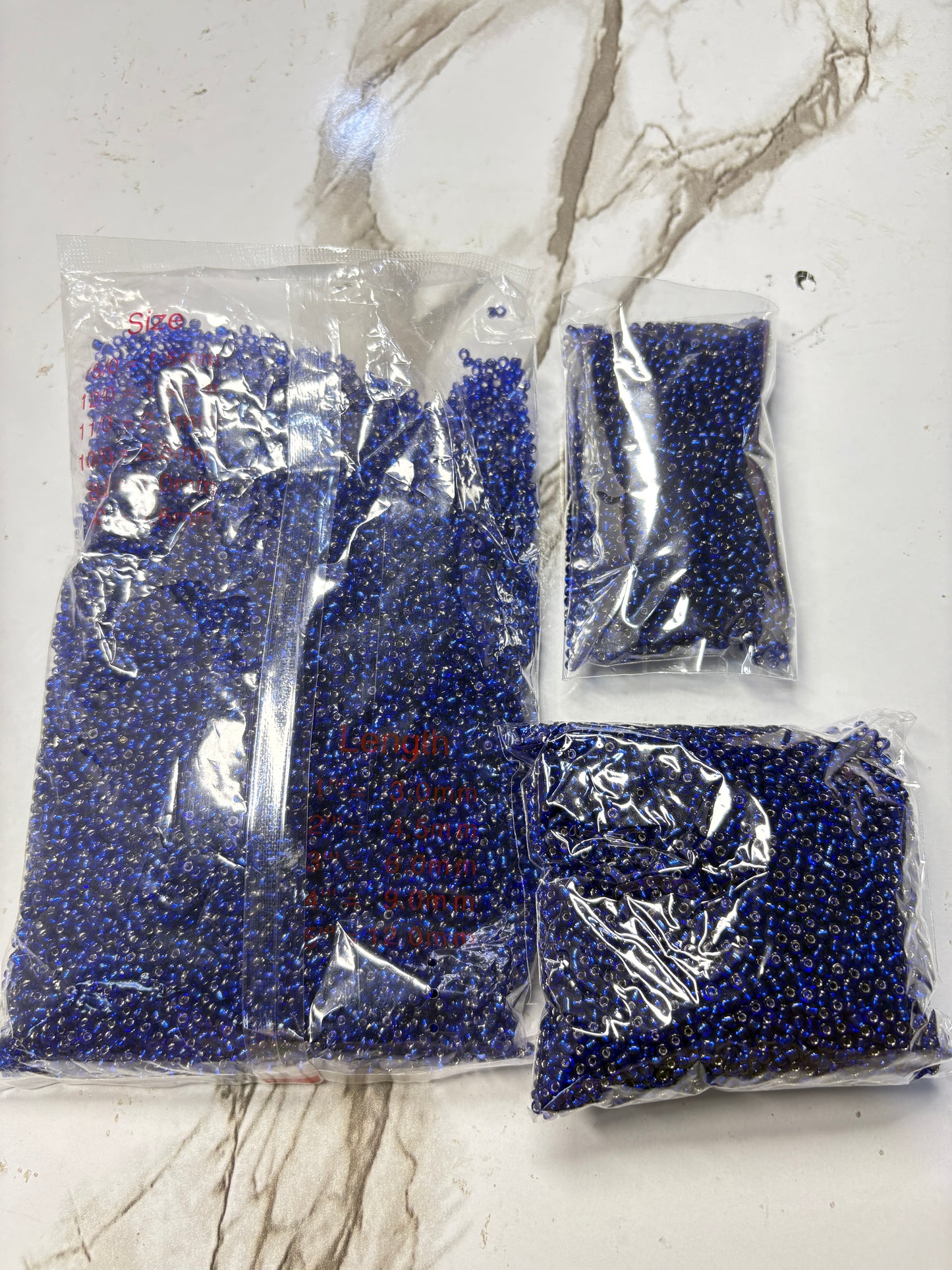 3mm Seed Beads — 12 Colors