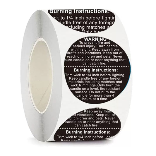 Candle Warning Labels