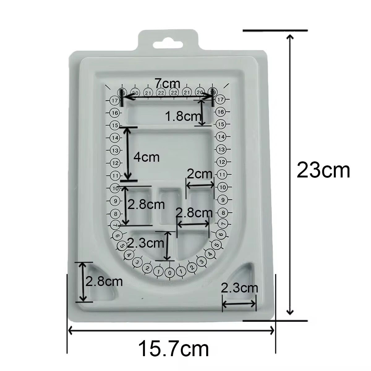 Plastic Bracelet Beading Board
