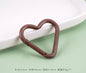 Heart Carabiner Clasps — 5 Pieces